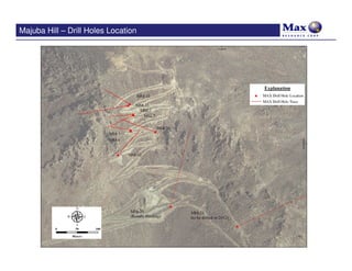 Majuba Hill – Drill Holes Location
 