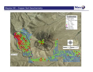 Majuba Hill – Copper Soil Geochemistry
 