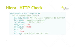 Hiera - HTTP-Check
13
 