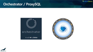 Orchestrator / ProxySQL
 