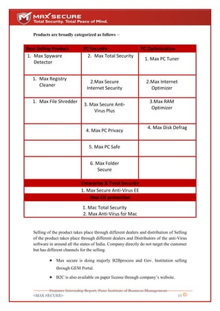 Max secure report | PDF