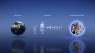 INDUSTRIAL DIGITALIZATION
GENERATIVE AI
SUSTAINABILITY
 