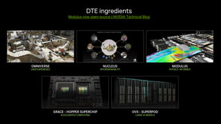 DTE ingredients
Modulus now open-source | NVIDIA Technical Blog
 