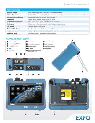 EXFO Maxtester 715B Single-mode Handheld OTDR – SPI Engineers