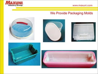 We Provide Packaging Molds 