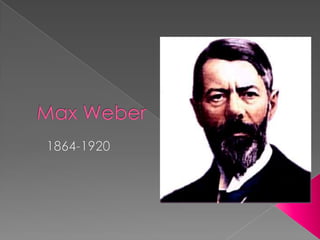 Max Weber1864-1920