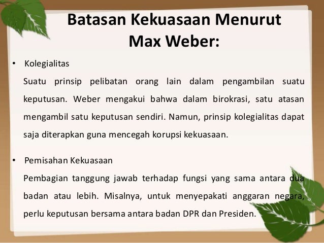 Birokrasi Menurut Max Weber
