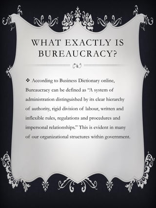 Max Weber’s Ideal Bureaucracy | PDF