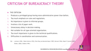weber and bureaucracy