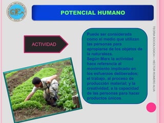 FORMACION ECONOMICA SOCIAL: superestructura jurídico - políticaLAS CLASES SOCIALESSurgen cuando un grupo de hombres se apropian de los medios de producción.TEORIA SOCIOLOGICA I - HECTOR ROMERO ALVALos propietarios de los medios de producción.Los no propietarios de los medios de producción.