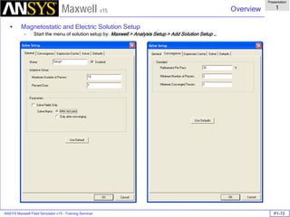 Maxwell 3D | PDF