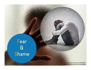 Fear
&
Shame
www.dollarphotoclub.com/41936441
www.dollarphotoclub.com/43763630
 