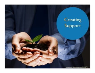 Creating
Support
www.dollarphotoclub.com/55105717
 