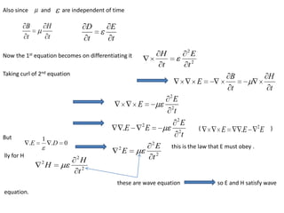 The component  of D that is perpendicular to the interface is discontinuous by an amountlly  from equation 2From equation  3             If width of the loop goes to zero,the flux vanishes.                         E parallel to  the interface is continuous.From equation 4  Current passing through the amperian loop ,No volume current density will continue, but a surface current can.But 1l2