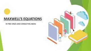 MAXWELL’S EQUATIONS
IN FREE SPACE AND CONDUCTING MEDIA
 
