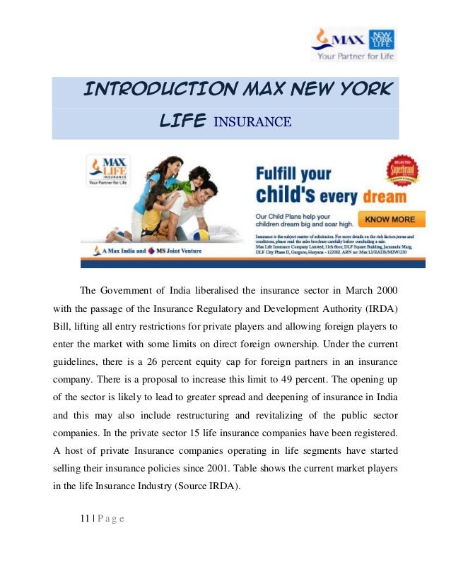 MAX NEW YORK LIFE INSORENSE MAX NEW YORK LIFE INSORENSE