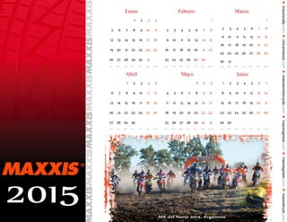 Maxxis Latin America Calendar 2015