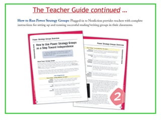 The Teacher Guide  continued  …  