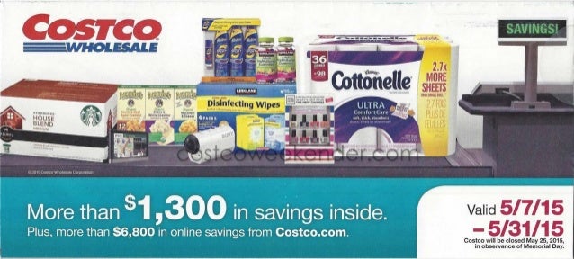 Costco coupon book may