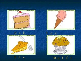 Pie Muffin Cake Ice cream cone Rich 