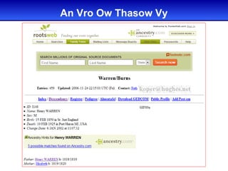An Vro Ow Thasow Vy
 