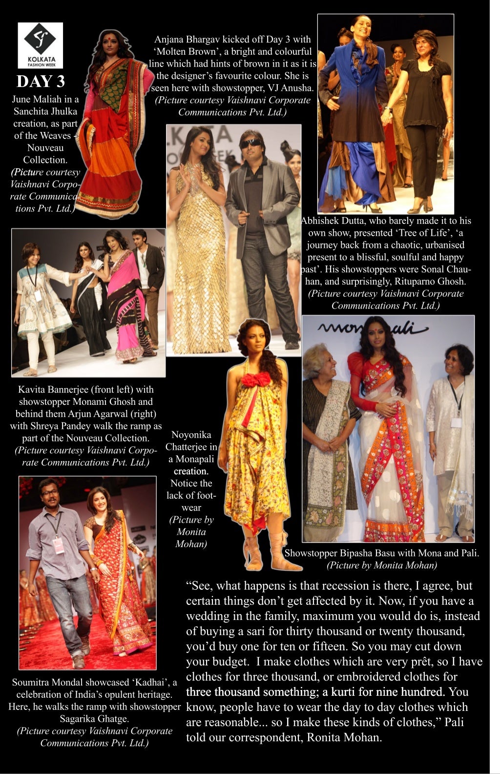 Feature Kolkata Fashion Week