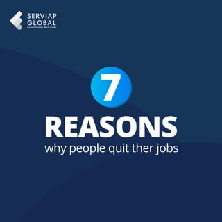 7 Reasons why people quit their jobs | PDF