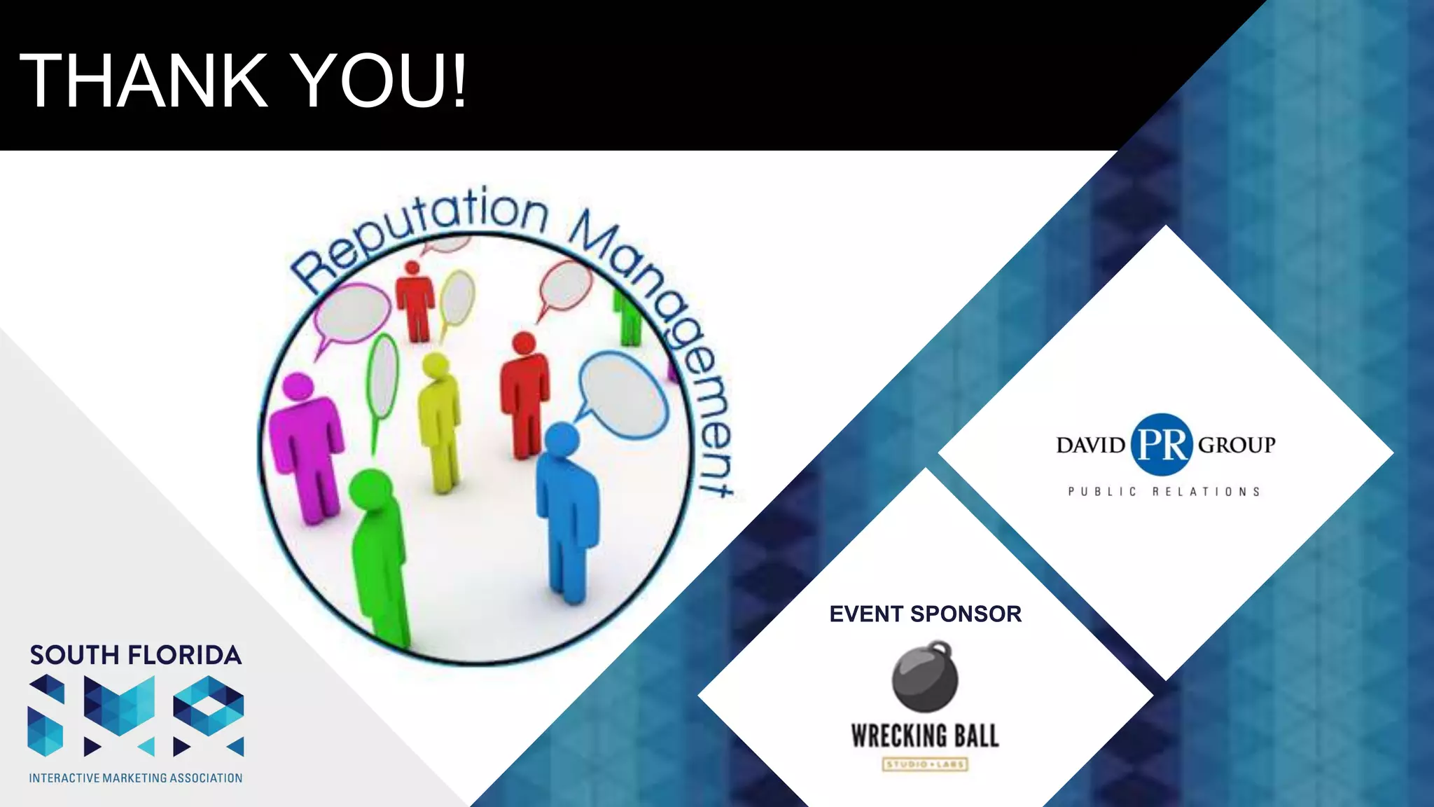 EVENT SPONSOR
THANK YOU!
 