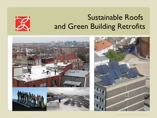 Sustainable Roofs  and Green Building Retrofits 