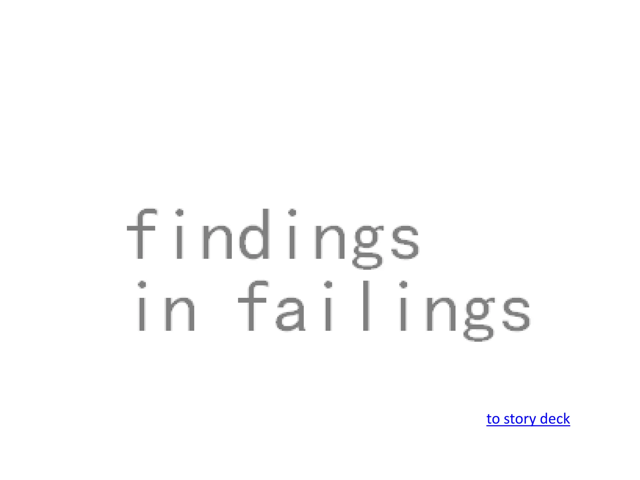 to story deck                         who decides?