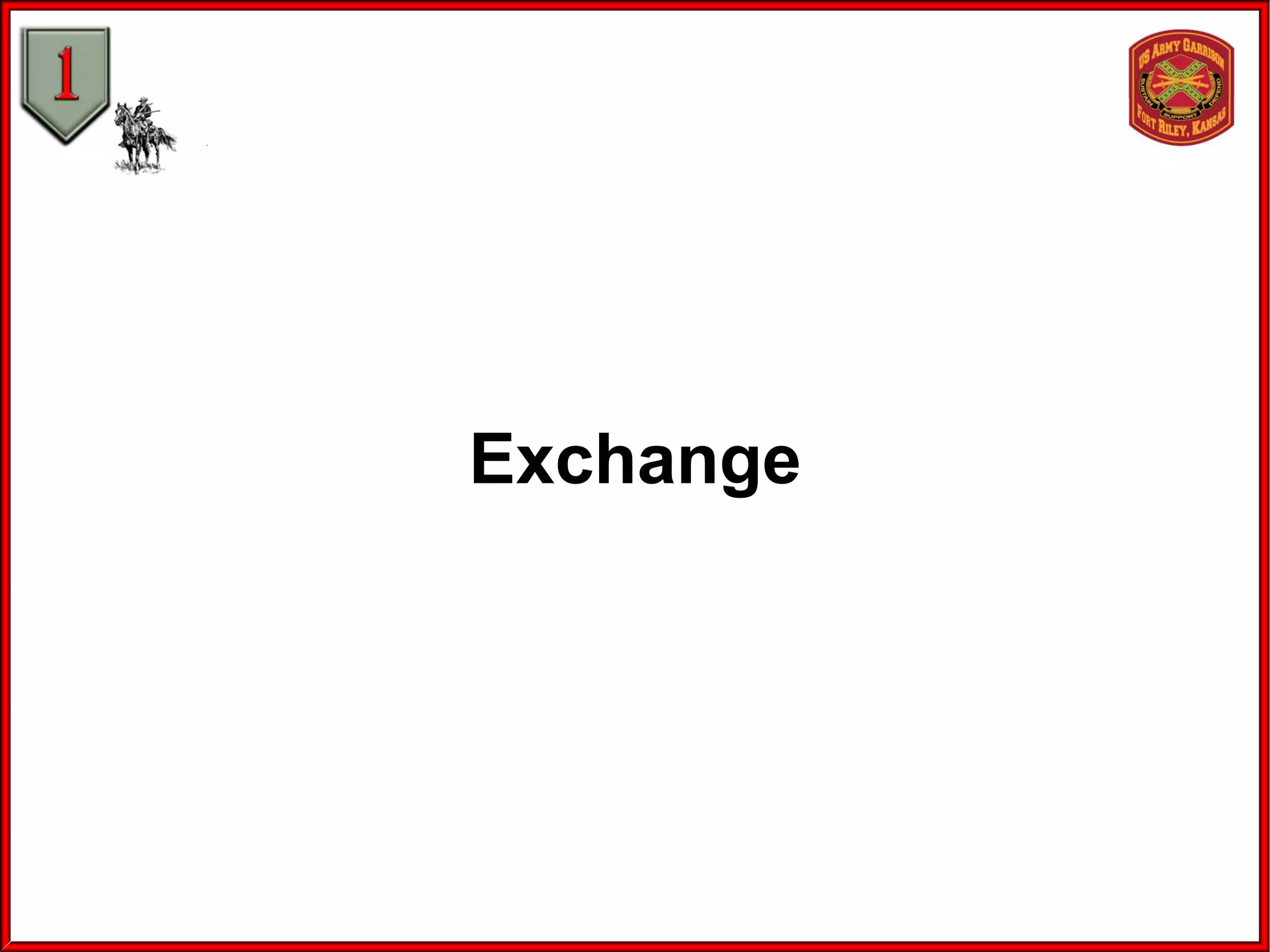 Exchange
 