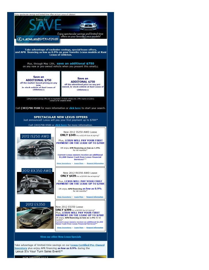 May 2012 denver_lexus_specials_at_kuni_lexus_of_littleton