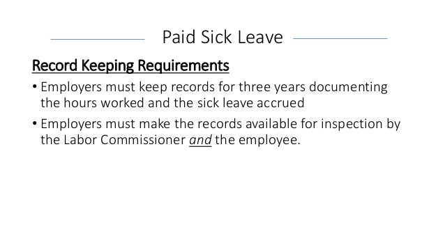 california sick leave law 2021 for part time employees