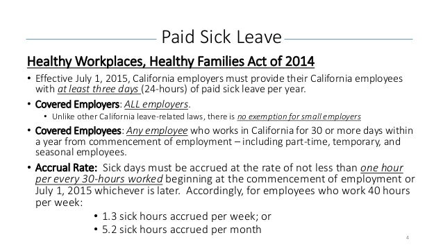 understanding californias new paid sick leave law and employment doc california alternative workweek agreement form