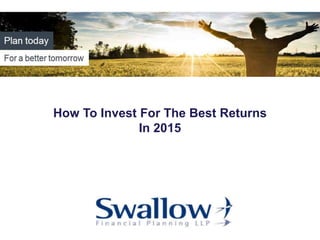 How To Invest For The Best Returns
In 2015
 