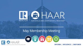 May Membership Meeting
 