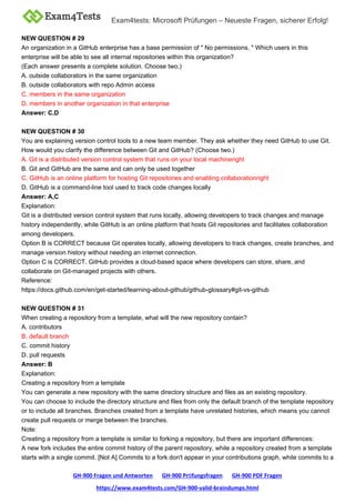 Comprehensive Guide to Microsoft GH-900 GitHub Foundations Exam ...