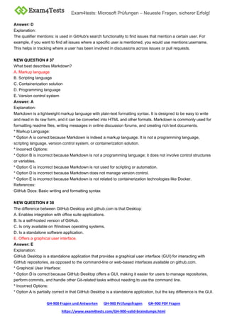 Comprehensive Guide to Microsoft GH-900 GitHub Foundations Exam ...