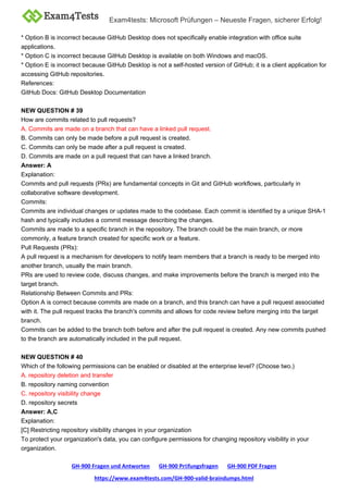 Comprehensive Guide to Microsoft GH-900 GitHub Foundations Exam ...
