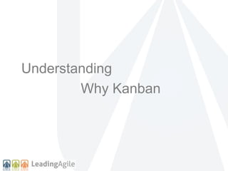 Understanding
Why Kanban
 