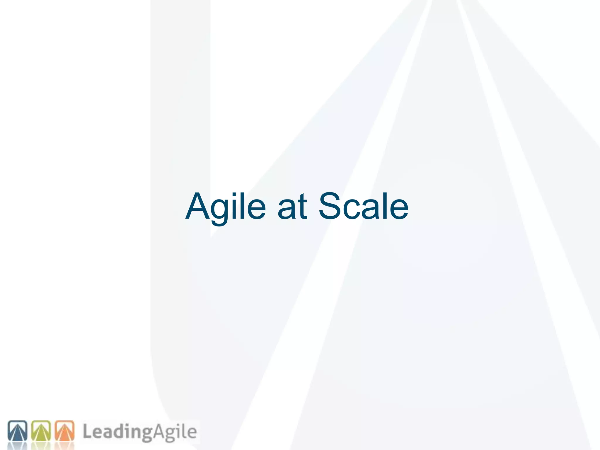 Agile at Scale
 