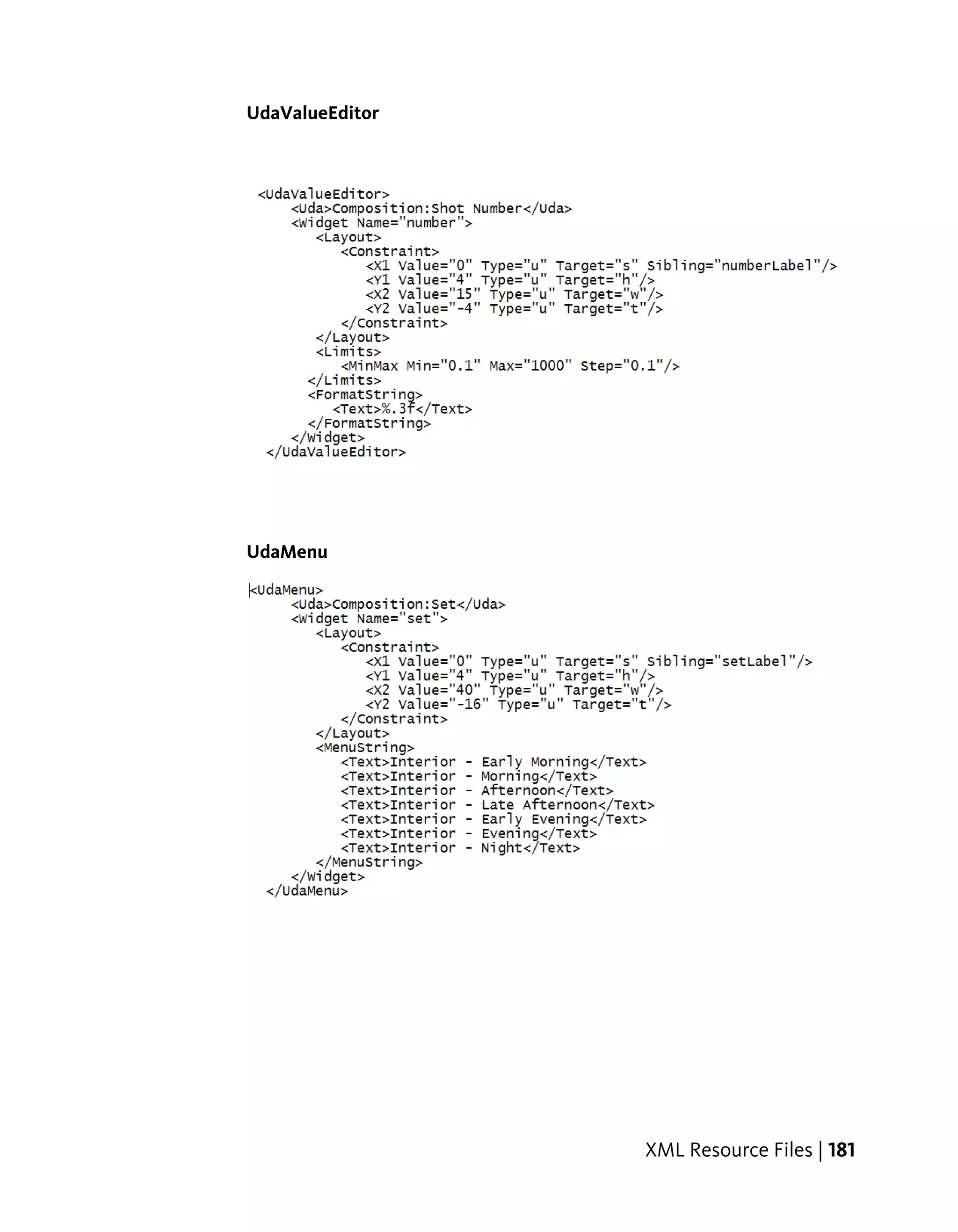 UdaValueEditor




UdaMenu




                 XML Resource Files | 181
 