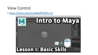 Maya instructions 3D print | PPTX