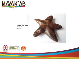 Estrella pisa papel
12x12 cm
MFK-74
 