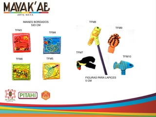IMANES BORDADOS
5X5 CM
TFM3
TFM4
TFM6 TFM5
FIGURAS PARA LAPICES
5 CM
TFM7
TFM8
TFM9
TFM10
 