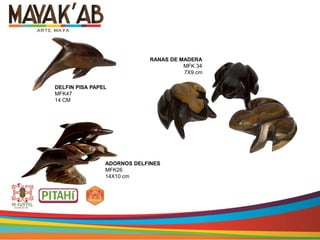 RANAS DE MADERA
MFK 34
7X9 cm
ADORNOS DELFINES
MFK26
14X10 cm
DELFIN PISA PAPEL
MFK47
14 CM
 