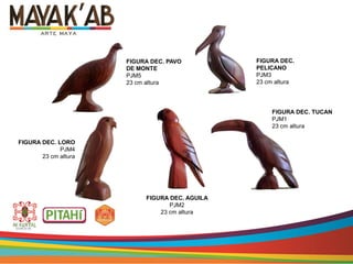 FIGURA DEC. PAVO
DE MONTE
PJM5
23 cm altura
FIGURA DEC. AGUILA
PJM2
23 cm altura
FIGURA DEC. LORO
PJM4
23 cm altura
FIGURA DEC.
PELICANO
PJM3
23 cm altura
FIGURA DEC. TUCAN
PJM1
23 cm altura
 