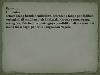 Mayang ds, kurikulum