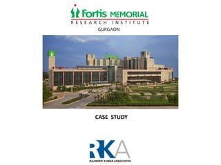 FORTIS MEMORIAL RESEARCH INSTITUTE - EXPANSION
SECTOR 44, GURGAON
CONCEPT DESIGN
AUGUST 2013
CASE STUDY
 
