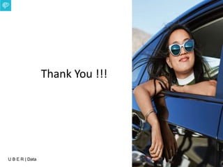 U B E R | Data
Thank You !!!
 